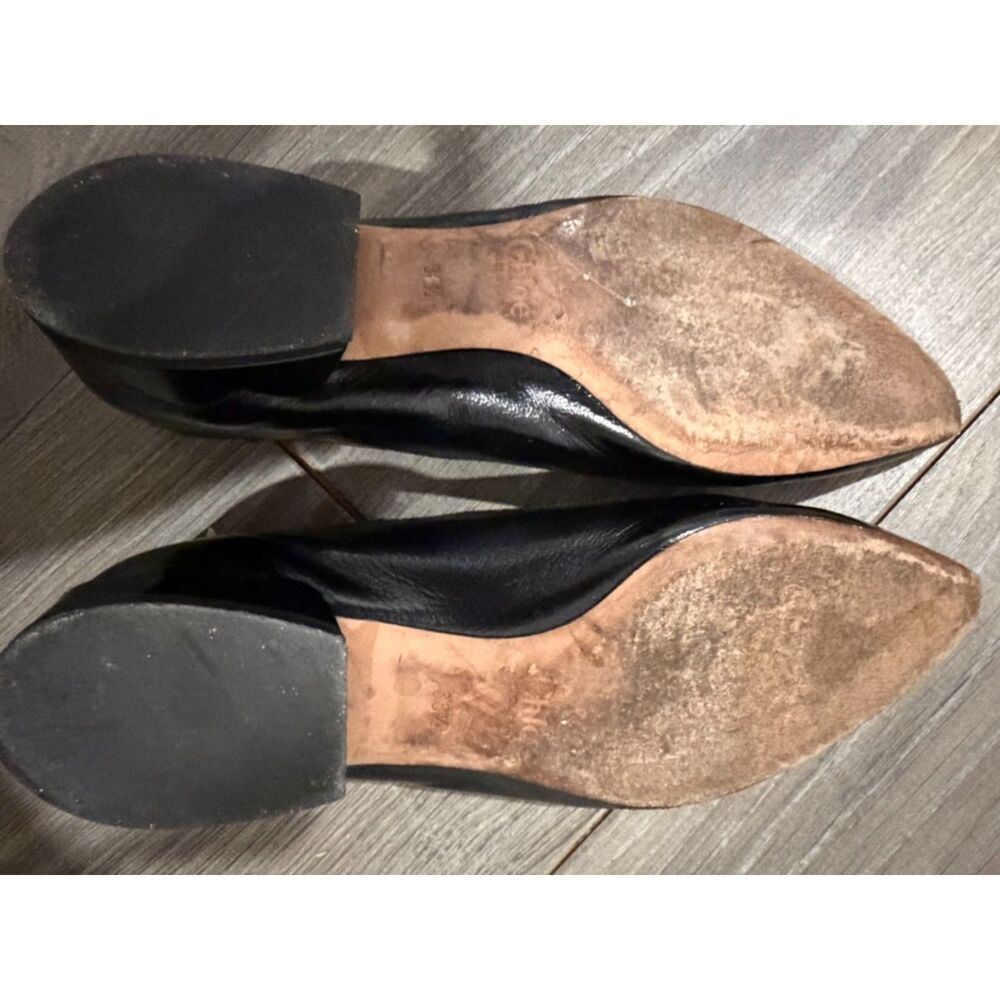 Chloe Laurena Scalloped Pointed-Toe Ballet Flats 38.5 - Picture 6 of 10
